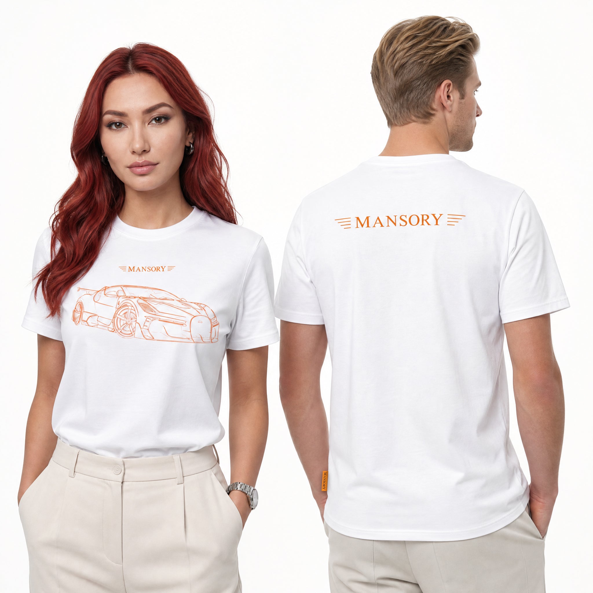 Mansory Bugatti Mistral White T-Shirt (Front)