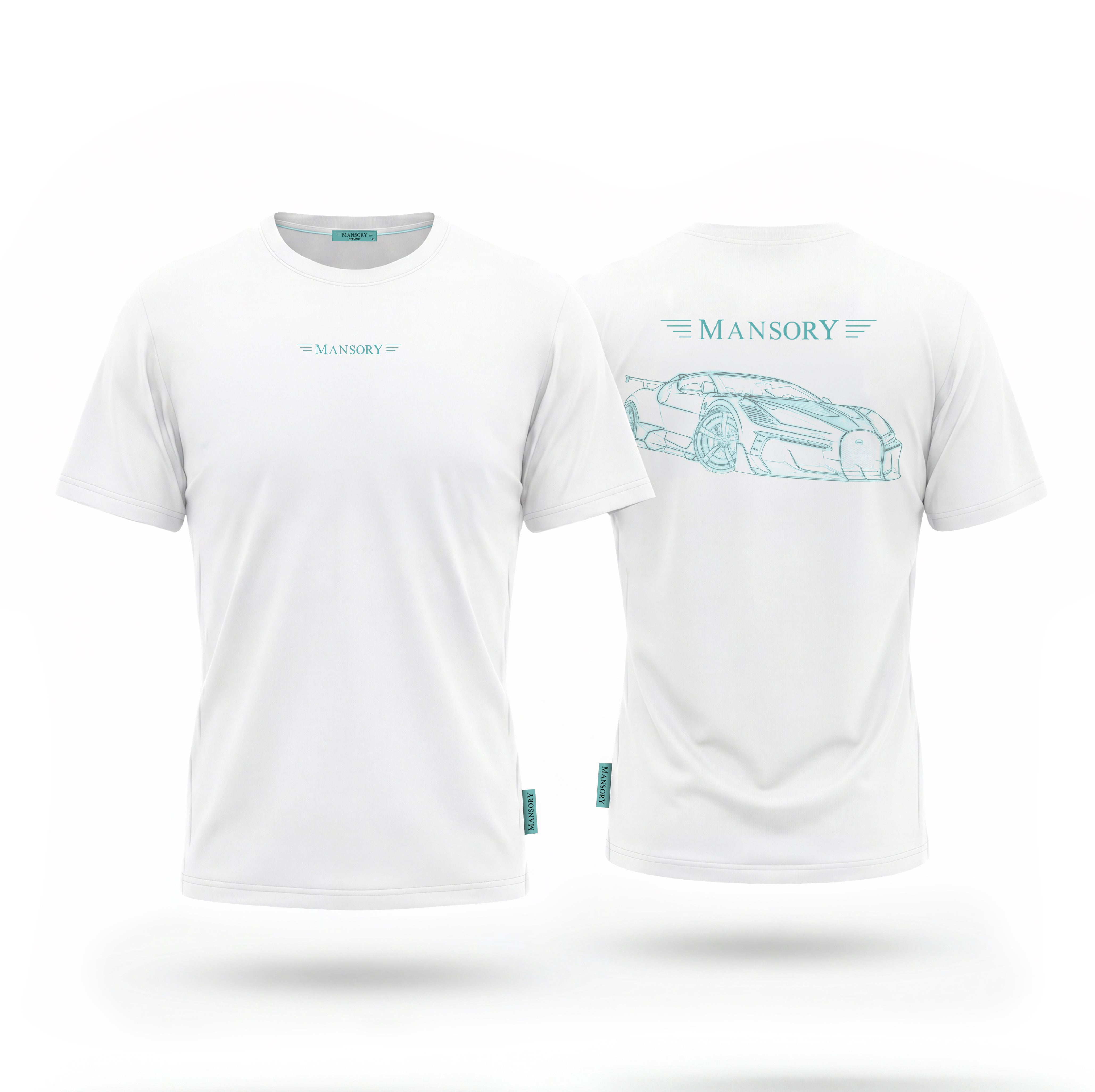 Mansory Bugatti Mistral White T-Shirt (Rear)