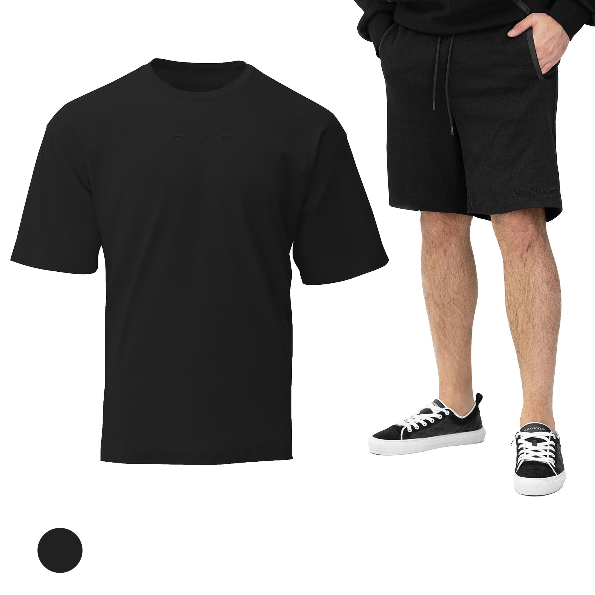 MANSORY T-shirt + Shorts Set (Infinity Black)