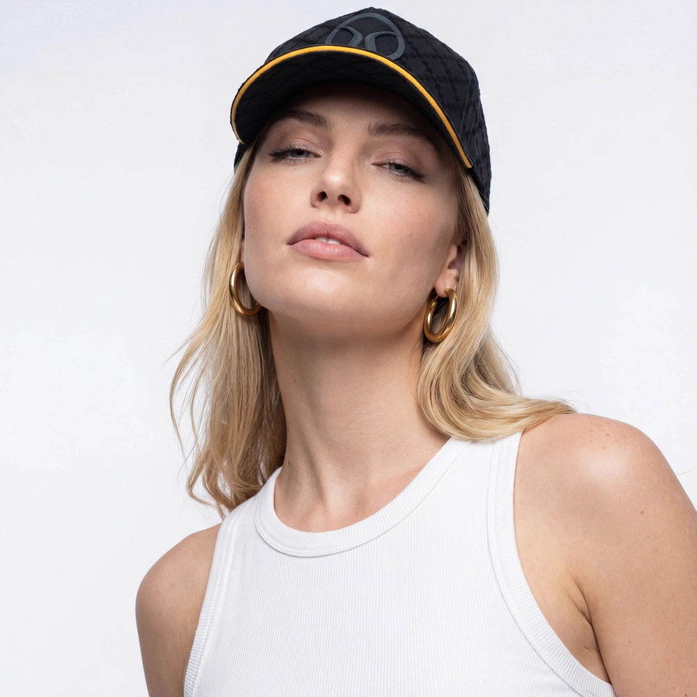 Baseball cap full flock