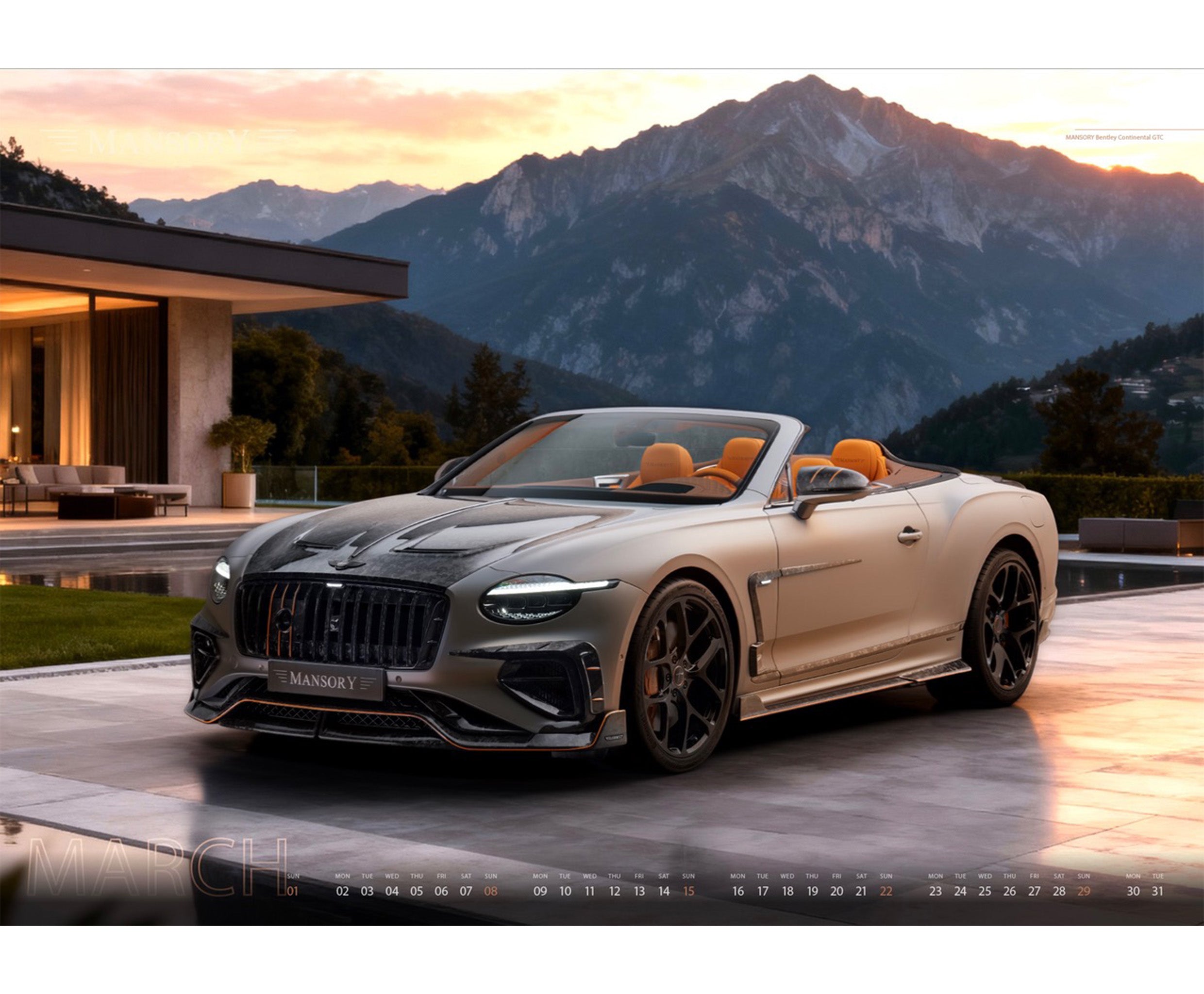 MANSORY Kalender 2026