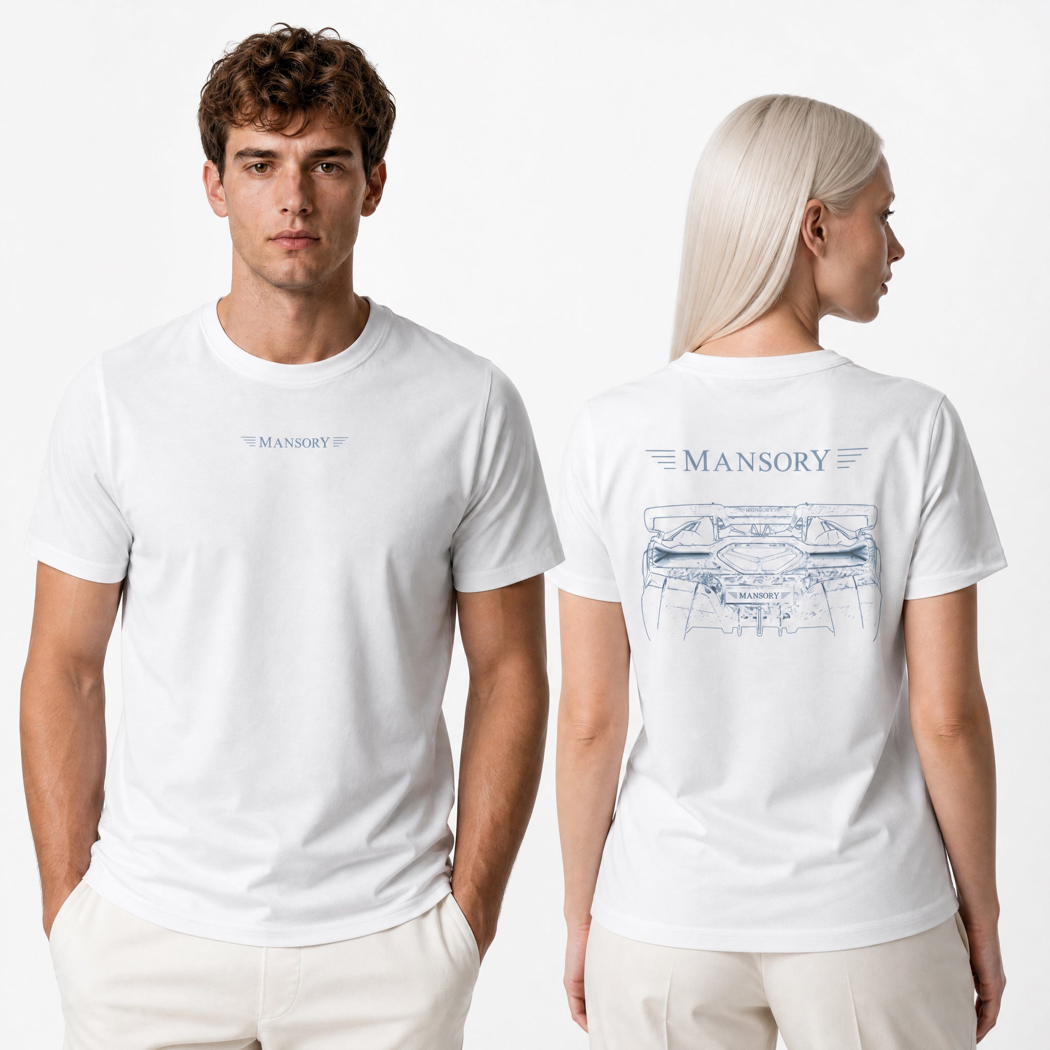 Mansory Lamborghini CarbonadoX White T-Shirt