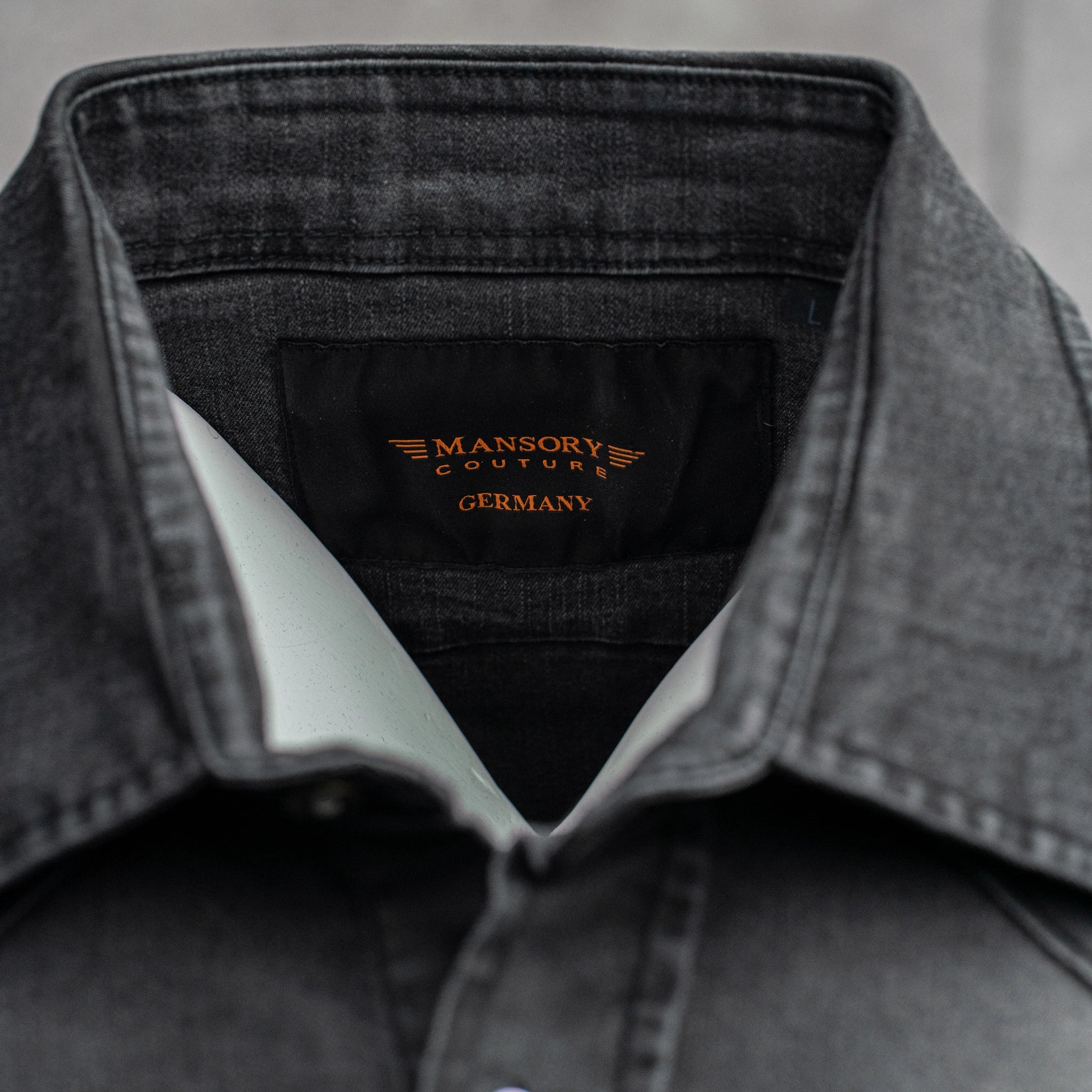 MANSORY Jeanshemd Grau