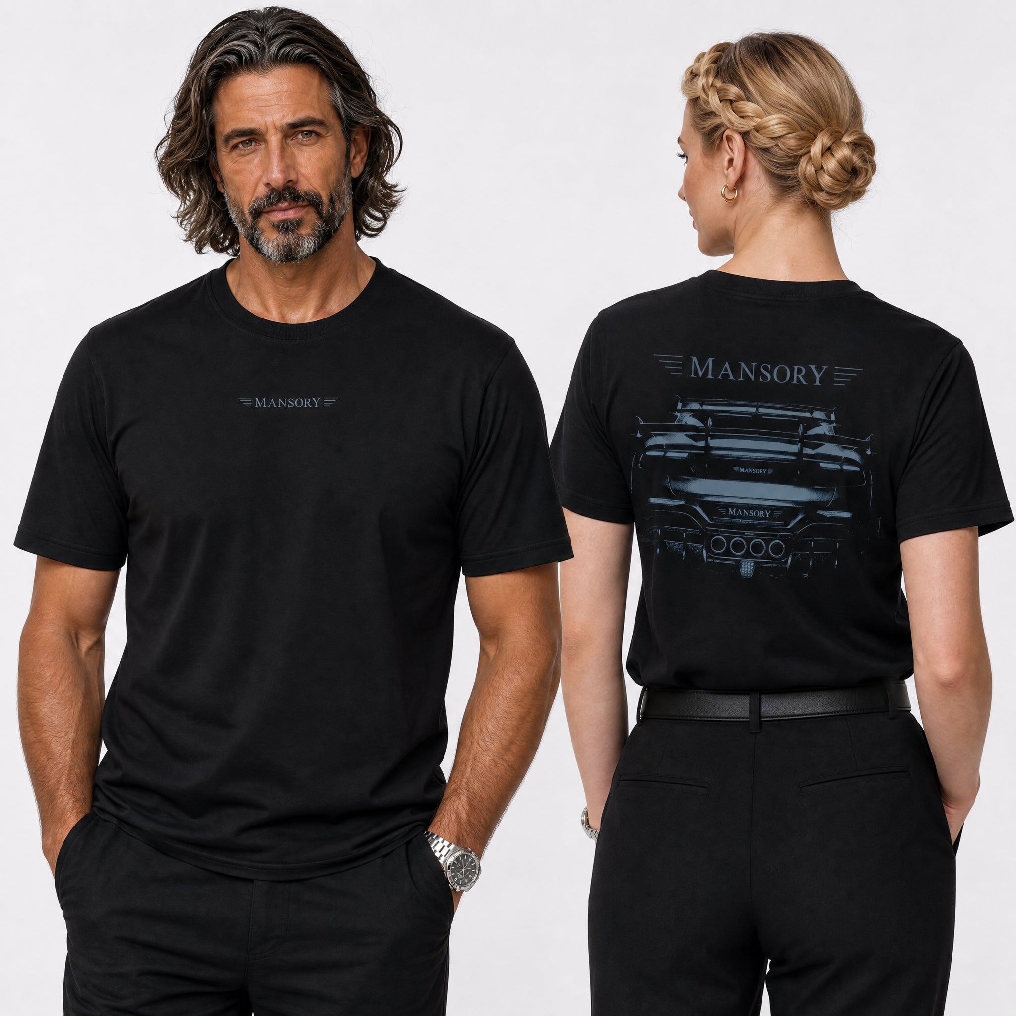 Mansory Ferrari Purosangue Schwarzes T-Shirt