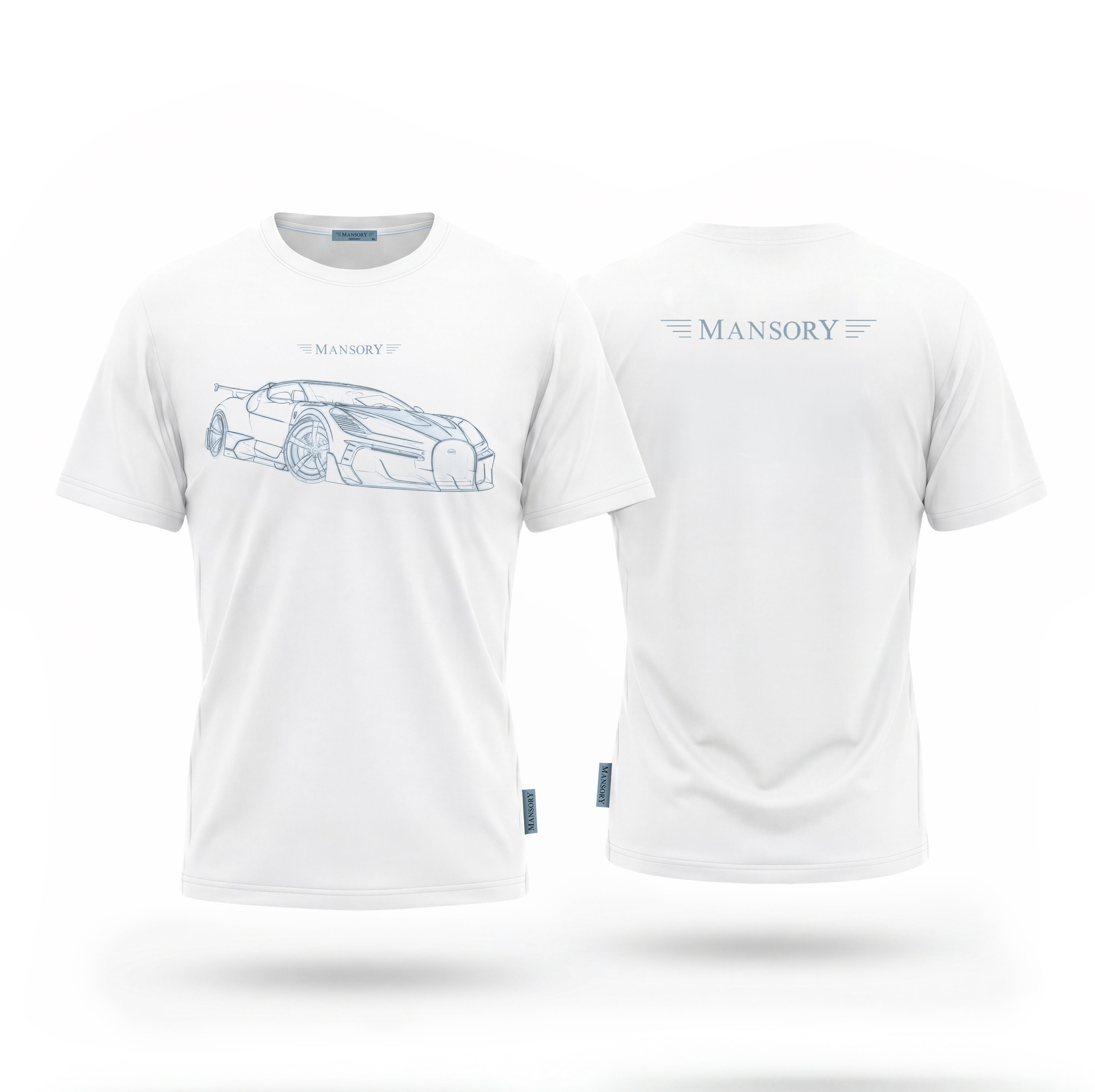 Mansory Bugatti Mistral White T-Shirt (Front)