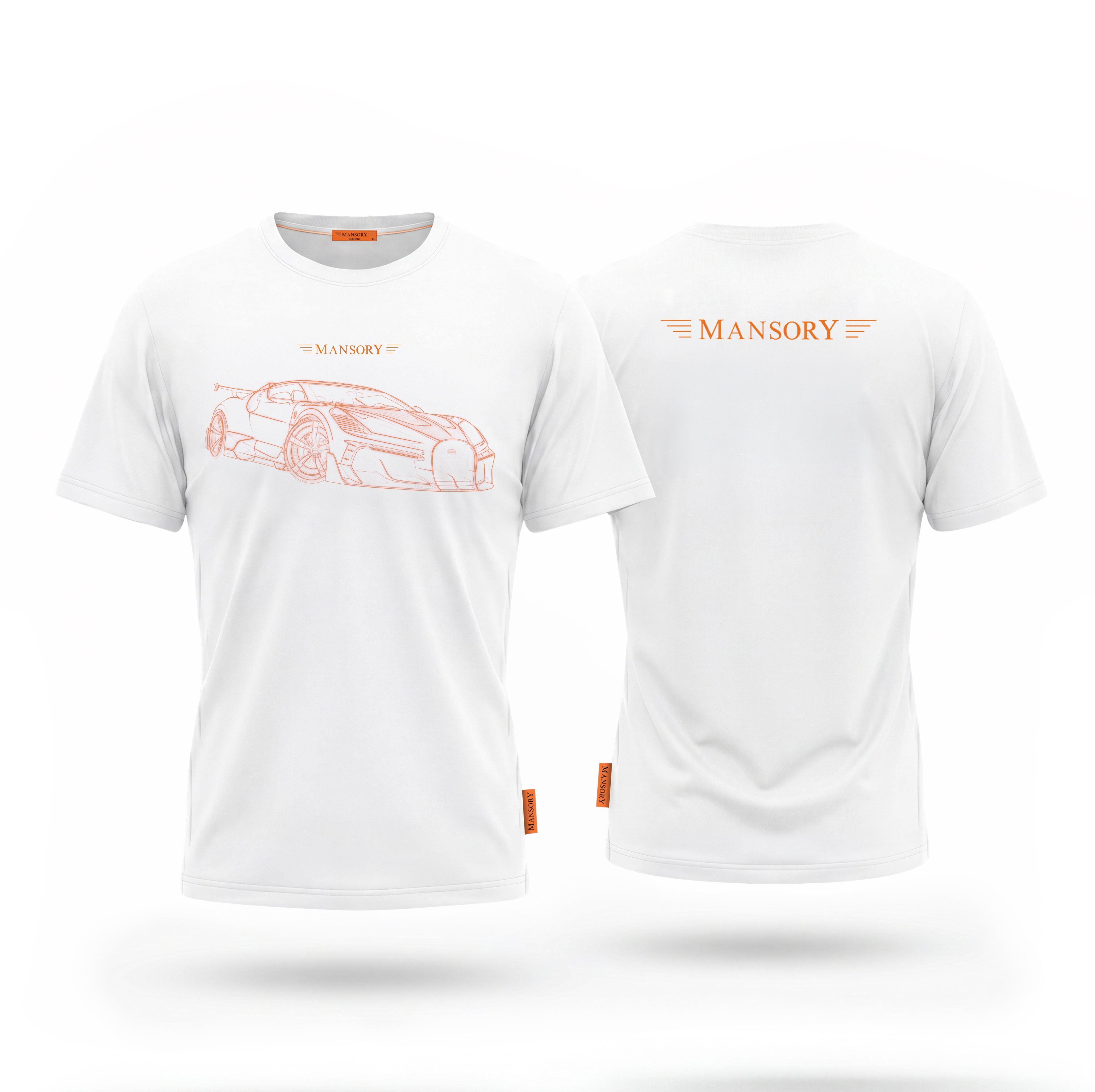 Mansory Bugatti Mistral White T-Shirt (Front)