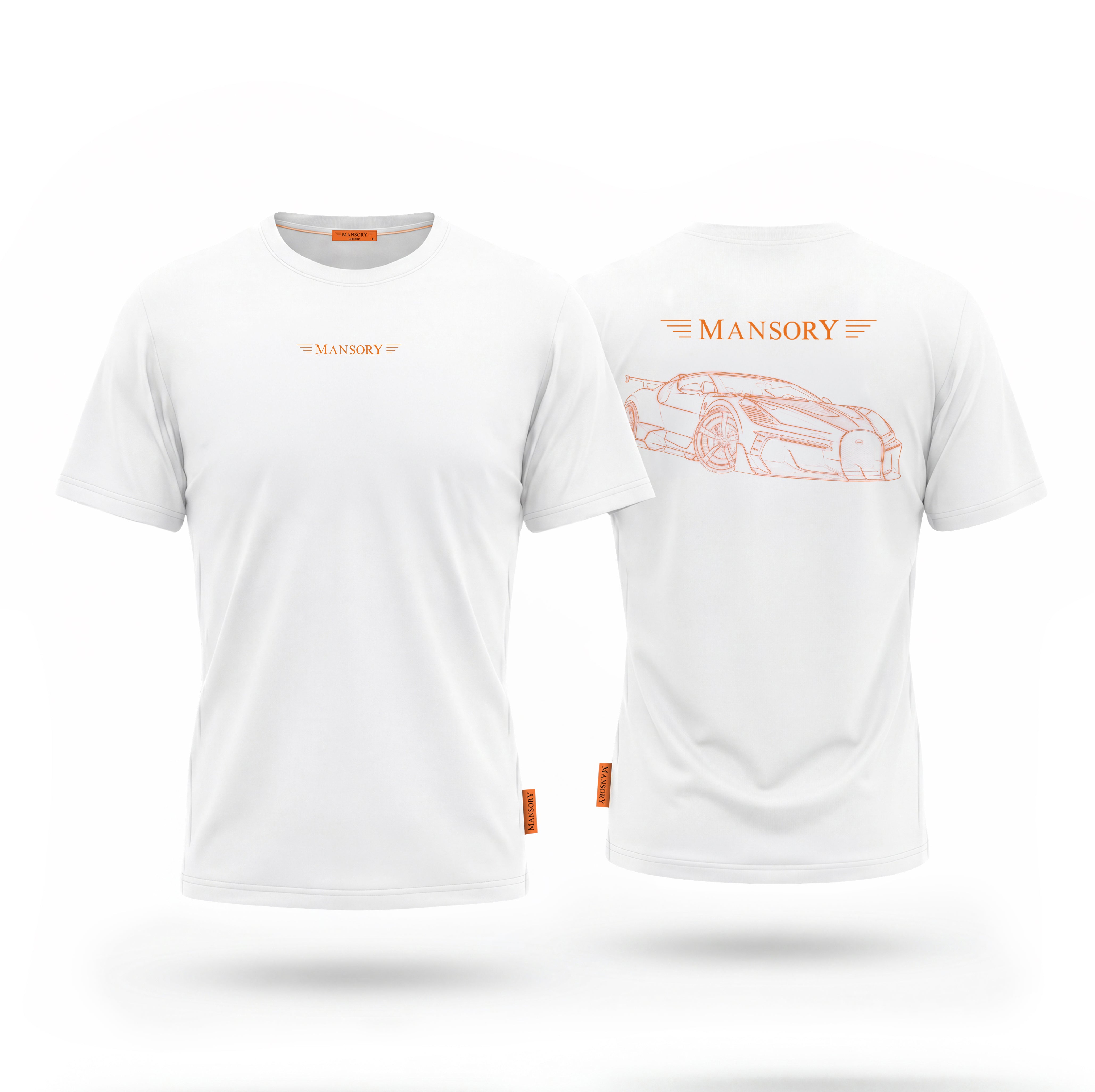 Mansory Bugatti Mistral White T-Shirt (Rear)