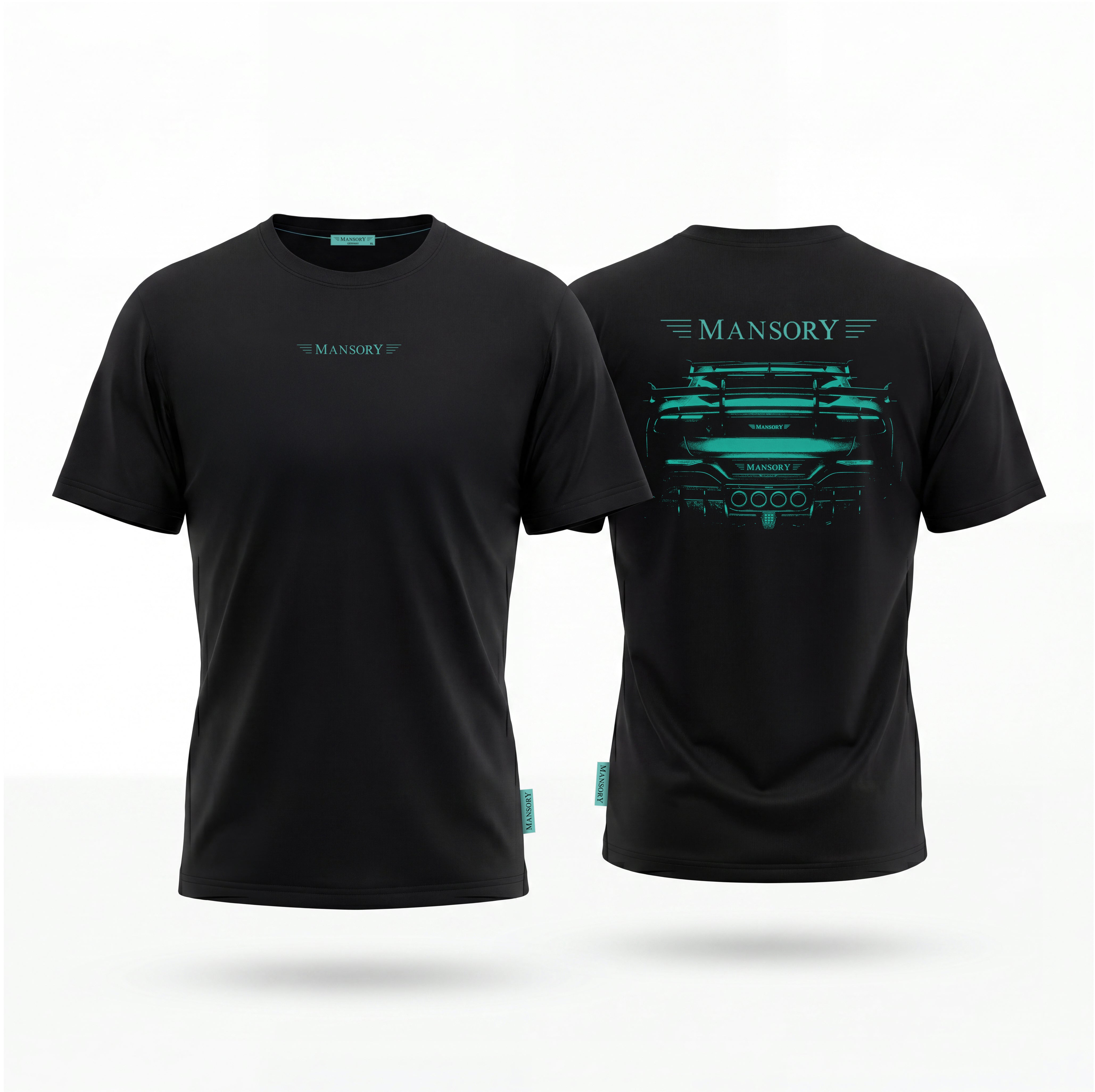 Mansory Ferrari Purosangue Schwarzes T-Shirt