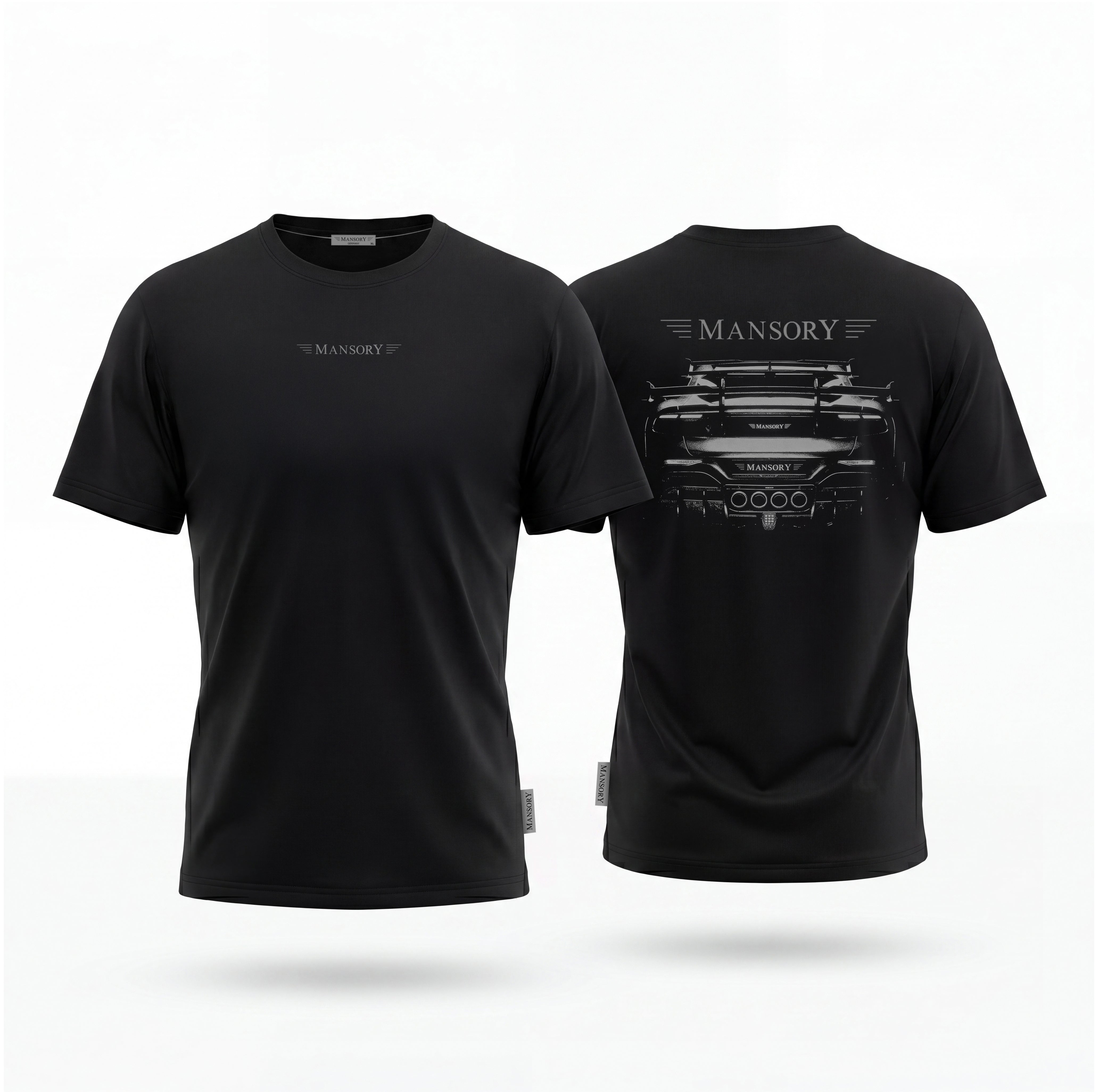 Mansory Ferrari Purosangue Schwarzes T-Shirt
