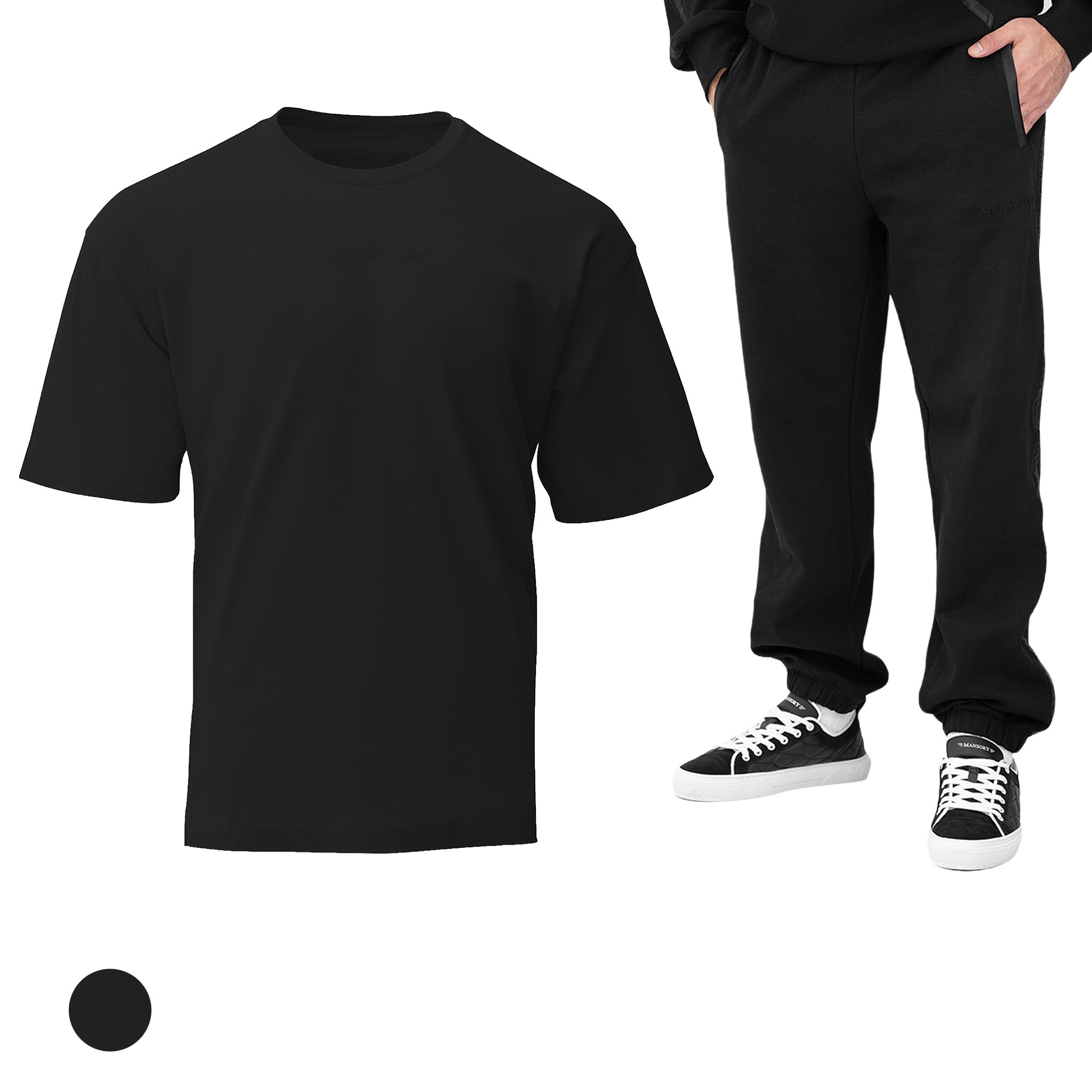 MANSORY T-shirt + Jogger Set (Infinity Black)