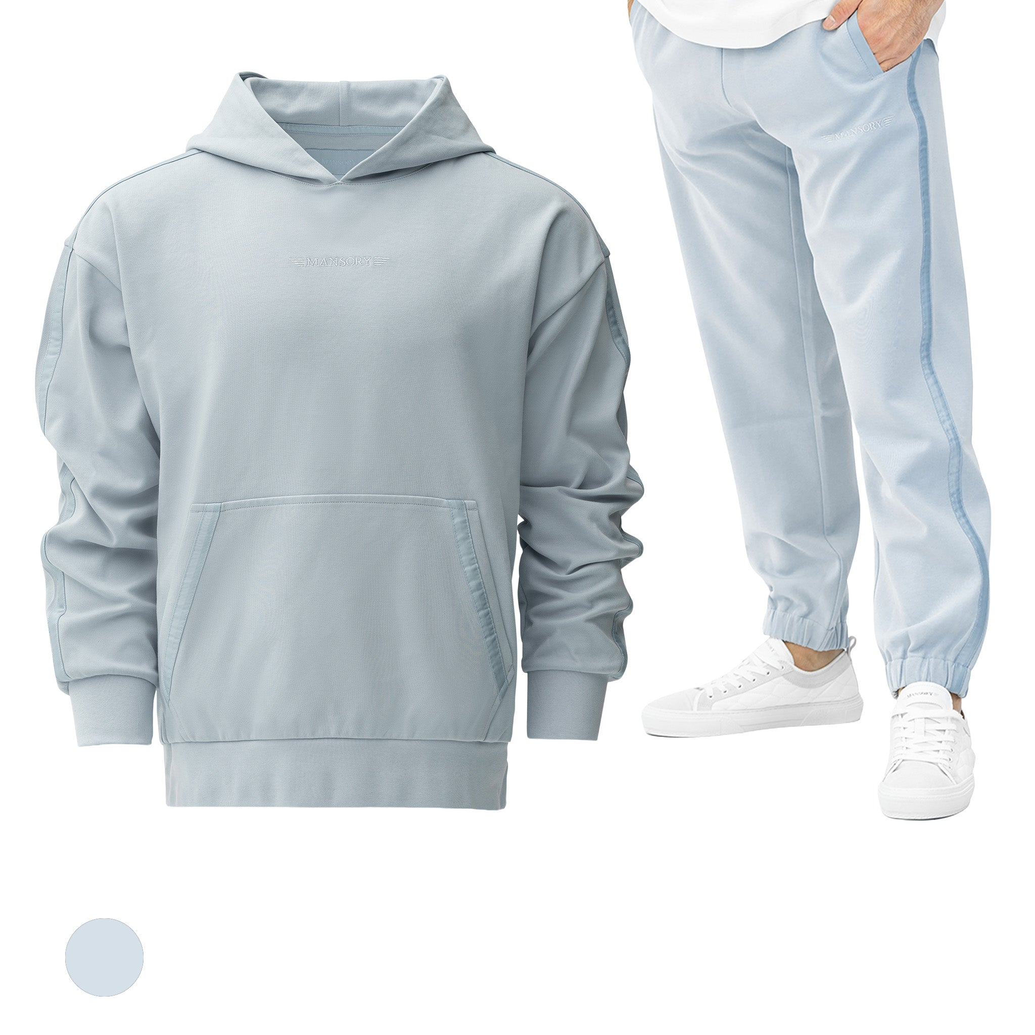 MANSORY Hoodie + Jogger Set (Charles Blue)