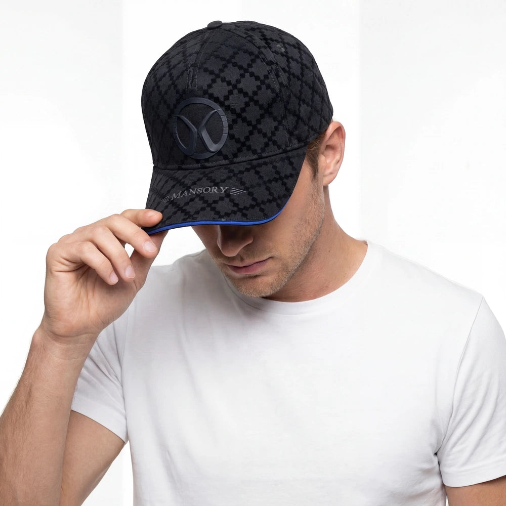 Baseball cap full flock