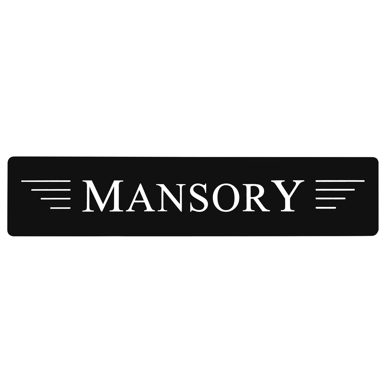 MANSORY Kennzeichenhalter (Ein Set)